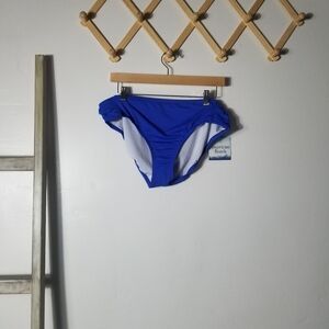NWT AMERICAN BEACH WOMEN'S BLUE BIKINI BOTTOMS SIZE XL